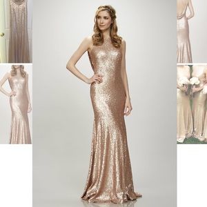 Rose Gold Dress by Theia Bridesmaid